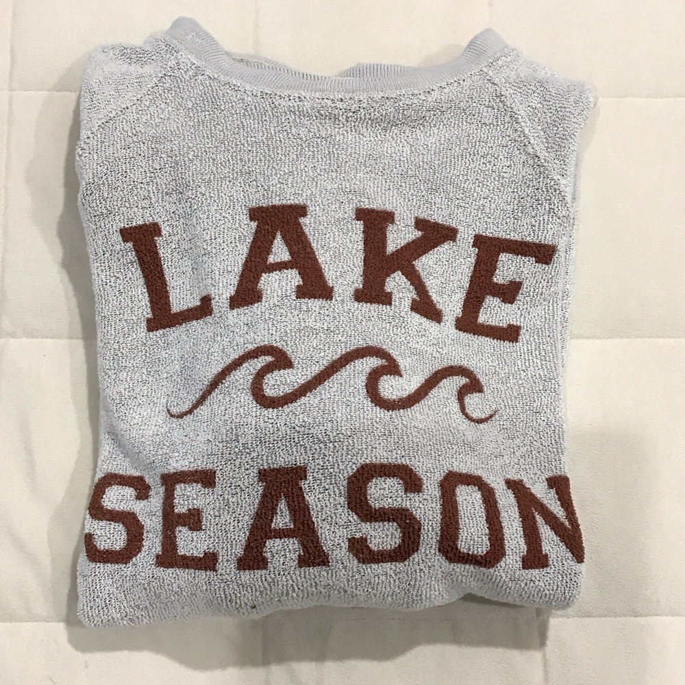 New with Tags Thread & Supply Gray Knit Crew neck Extra Soft Sweatshirt Sweater - Picture 9 of 9